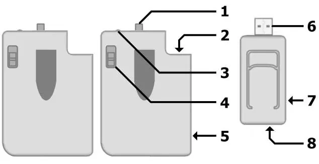 Transmitter and receiver layout diagram