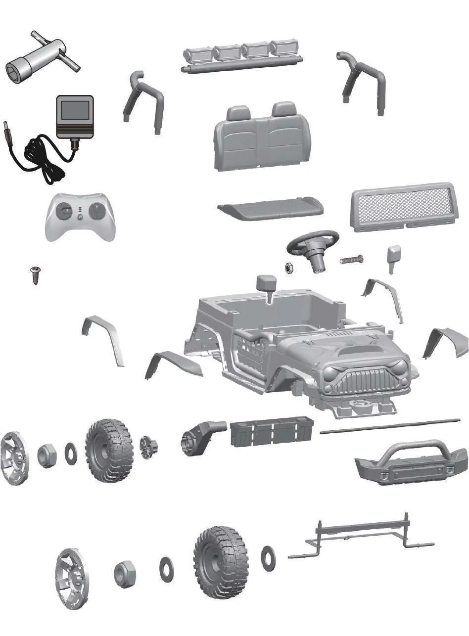 Inventory of parts and tools