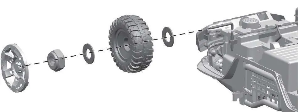Installing the wheel assembly