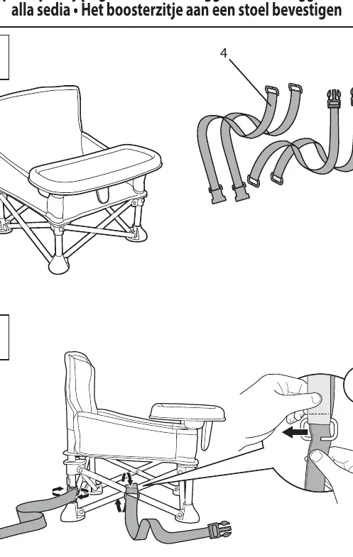 Attaching to a chair