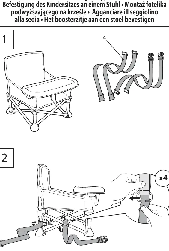 Attaching to a chair