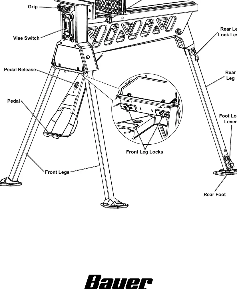 Work station components and controls