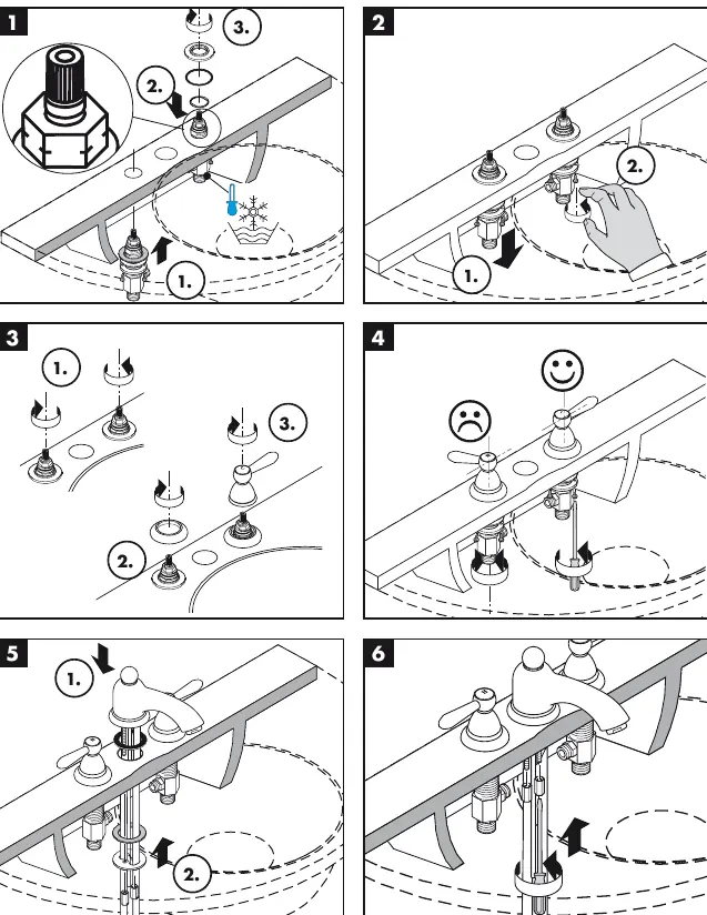 Installation steps 1-6