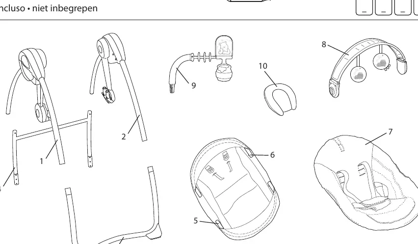Parts list and component diagram