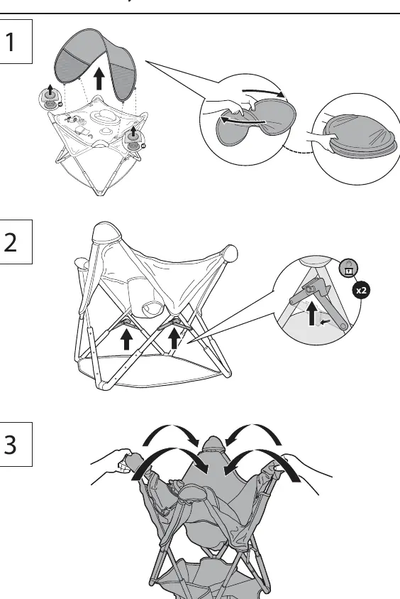 Folding for storage