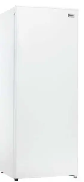 Esatto 172L Upright Freezer exterior view