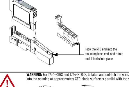 Removable Terminal Block installation