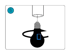 Step 5: Bulb installation