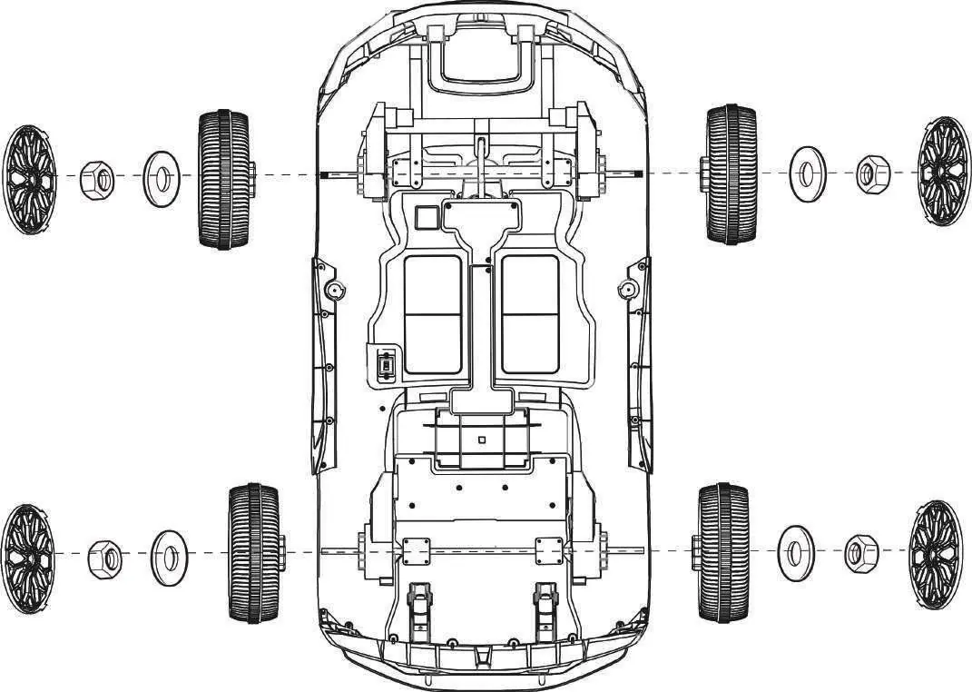 Wheel assembly diagram