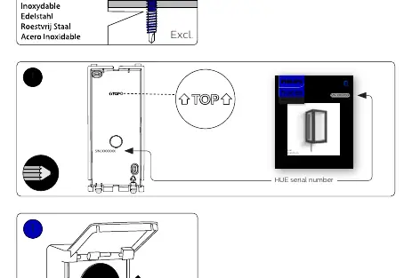 Mounting bracket orientation.