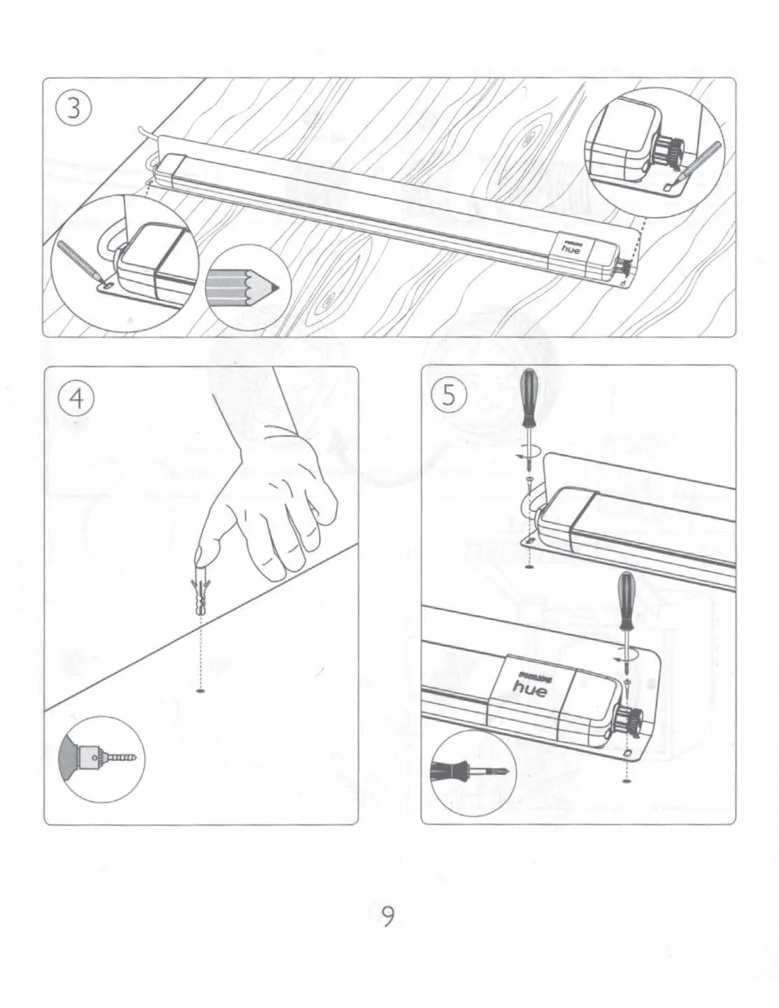 Mounting steps.
