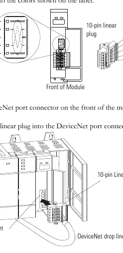 Wiring diagram for the 10-pin linear plug