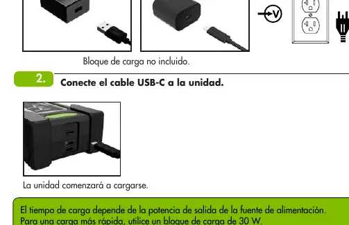 Charging steps