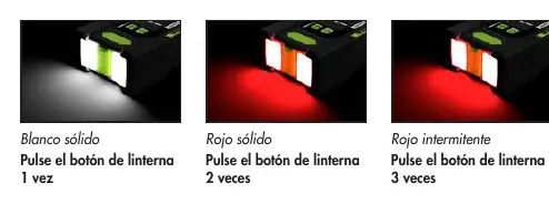 Flashlight mode operation