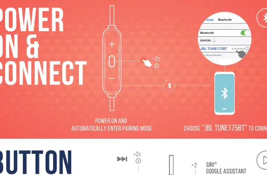 Power on and pairing process