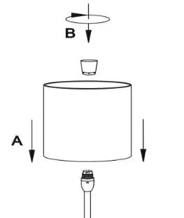 Shade installation diagram