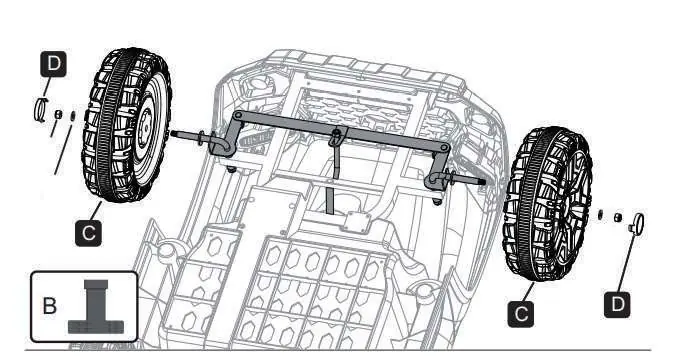 Wheel assembly diagram