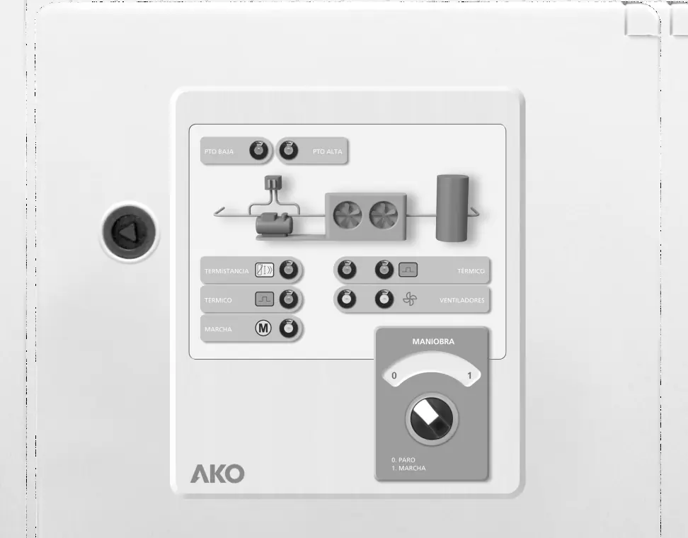 PROCool Electronic Panel interface and indicators