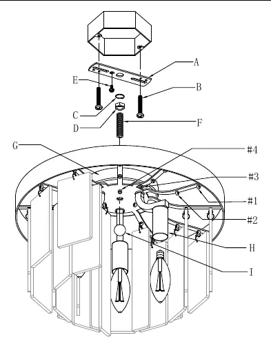 Fixture assembly and mounting diagram
