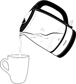 Pouring water