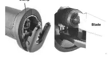Installing/Removing the blade