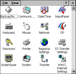 Control Panel overview