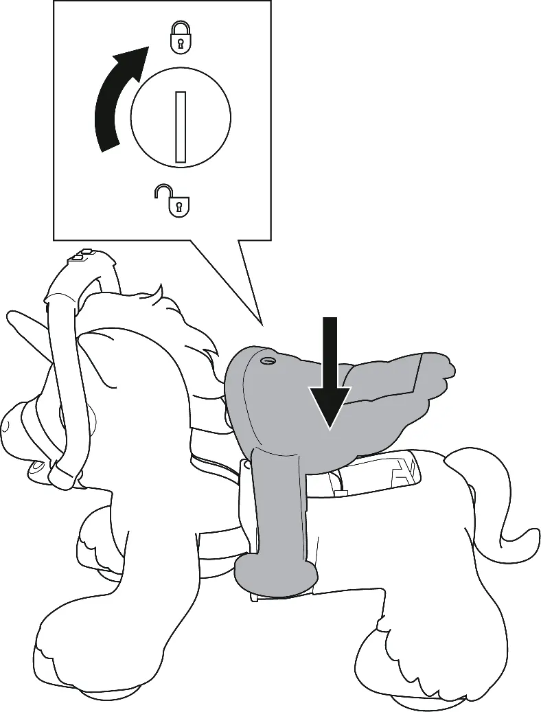 Re-attaching and locking the saddle.