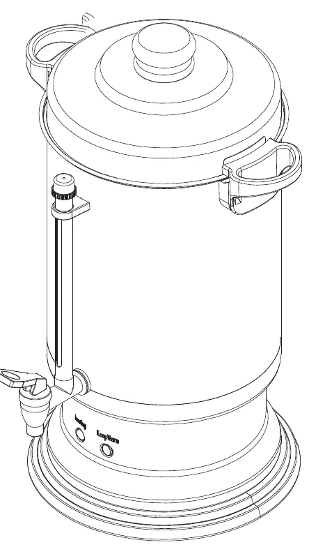Avantco 60 Cup Stainless Steel Coffee Urn