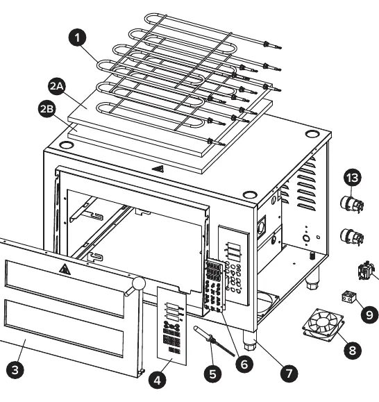 Exploded parts diagram for model 177DDPO18DSM