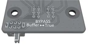 Internal bypass type selector switch