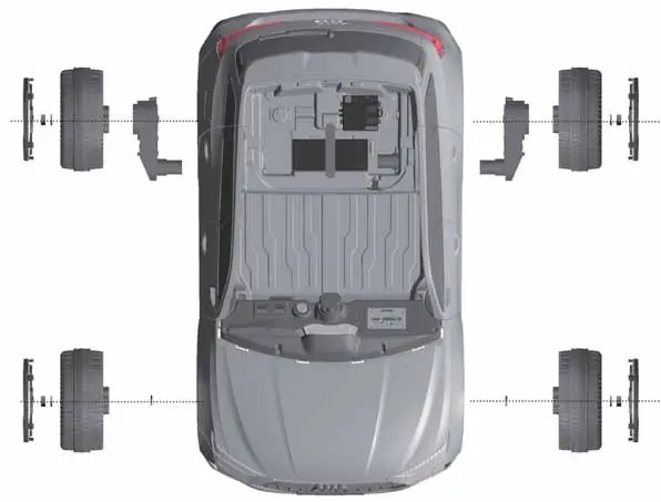 Wheel assembly diagram