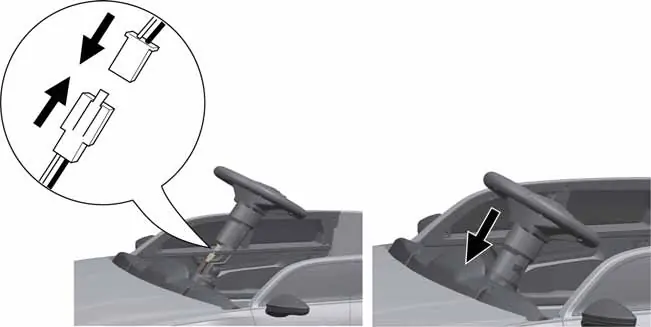 Steering wheel connection