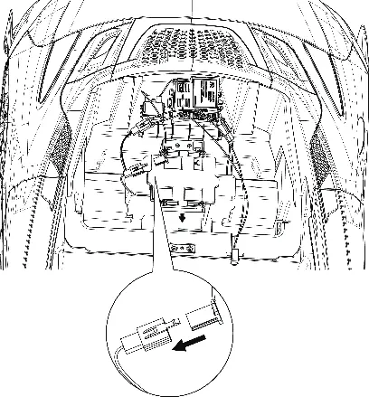 Connecting battery and motor cables