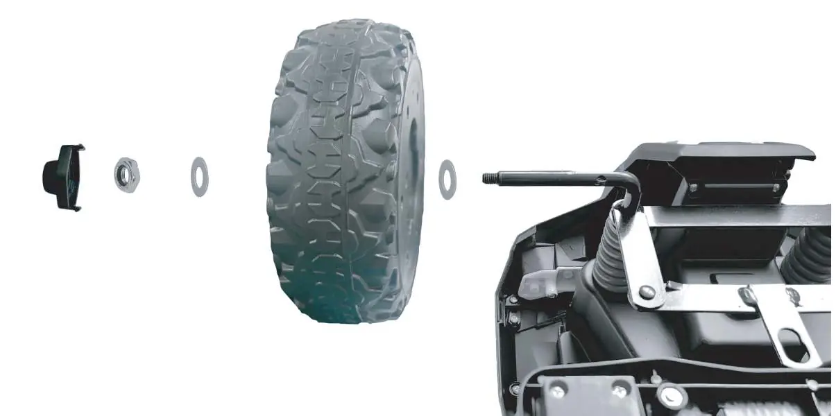 Wheel assembly sequence