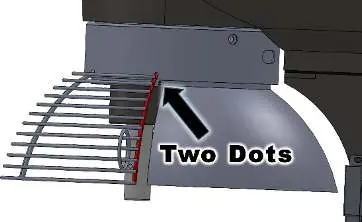 Safety guard removal detail