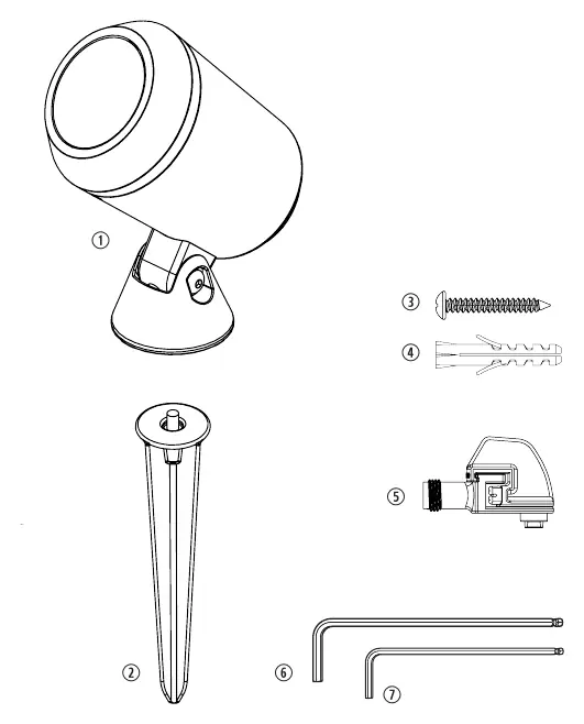 Parts list (Figure A)