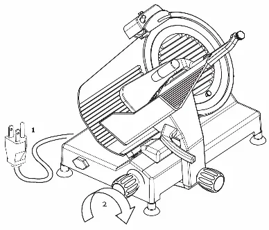 Disassembling the meat pusher