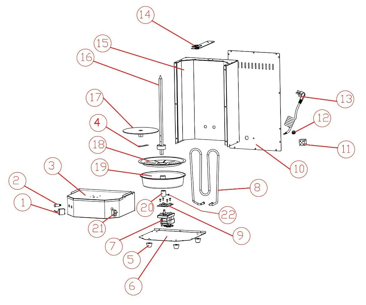 Parts Diagram for 177VBE101A