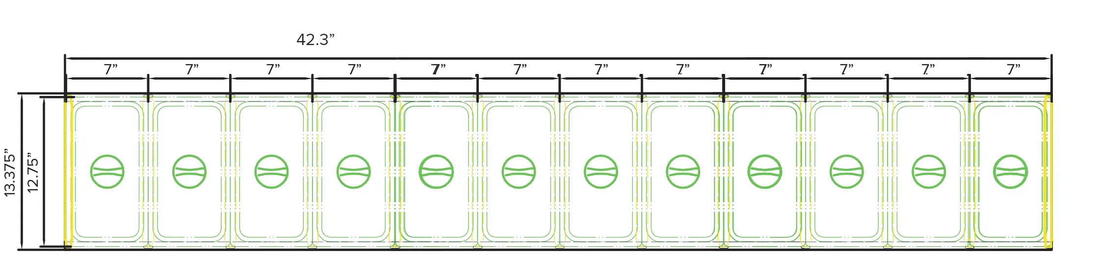 Food Pan Layout Example