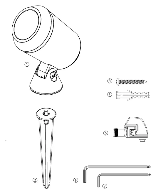 Included parts list
