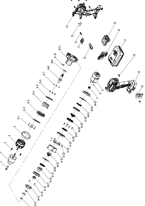 Assembly Diagram for 1791C-B1